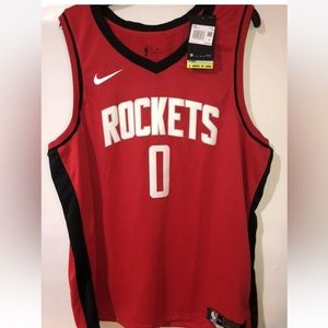 Men Nike NBA Rockets Westbrook Authentic Swingman Jersey